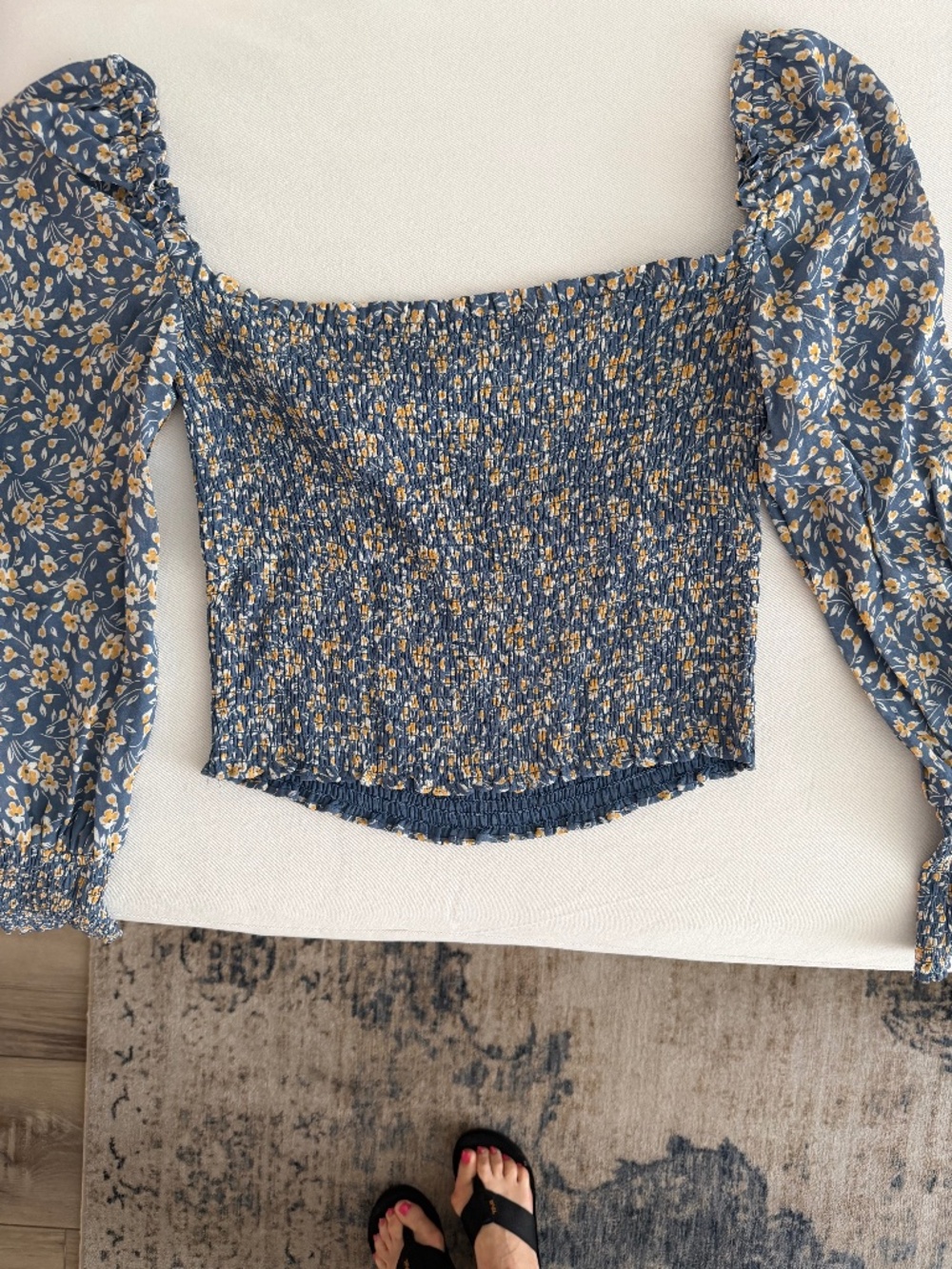 Floral off shoulder top